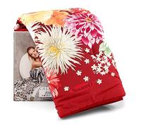 Caleffi - Plaid Canape 130x170 cm en Coton Doux - Couverture Grande pour Canape, Lit ou Fauteuil - Jeté de Canapé Lavable, Design Elégant, Grande Taille Parfait pour les Soirées Cocooning - Couvre Lit