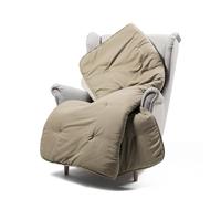 Caleffi - Plaid Canape 130x170 cm en Coton Doux - Couverture Grande pour Canape, Lit ou Fauteuil - Jeté de Canapé Lavable, Design Elégant, Grande Taille Parfait pour les Soirées Cocooning - Couvre Lit