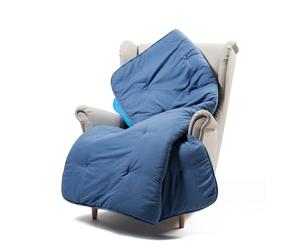 Caleffi - Plaid Canape 130x170 cm en Coton Doux - Couverture Grande pour Canape, Lit ou Fauteuil - Jeté de Canapé Lavable, Design Elégant, Grande Taille Parfait pour les Soirées Cocooning - Couvre Lit