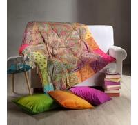 Caleffi Plaid imobotto CHAUDOTTO article BOHEMIAN variante corail (BOHEMIAN)