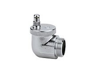 Caleffi purge rapide 504401 2000 /2" AG, laiton pressé chromé, automatique, forme d'angle