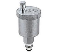 Caleffi purgeur d'air rapide automatique 502131 3/8 AG, avec vanne d'arrêt, chromé