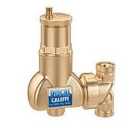 Caleffi Séparateur de Caleffi Discal 551706 2000 "IG, boîtier en laiton, pour tuyaux horizontaux et verticaux