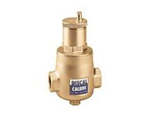Caleffi Séparateur de microbulles discales 551006 2000 "Respirateur IT, avec raccord de vidange
