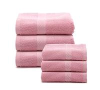 Caleffi - Serviette de Bain 2 Pièces en 100% Coton Eponge - 1 Serviette Toilette 50x100 cm + 1 Serviette Visage 40x60 cm, Douce et Ultra Absorbante - Serviettes Eponge - Lot Serviette