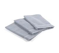 Caleffi - Serviette de Bain 2 Pièces en 100% Coton Eponge - 1 Serviette Toilette 50x100 cm + 1 Serviette Visage 40x60 cm, Douce et Ultra Absorbante - Serviettes Eponge - Lot Serviette