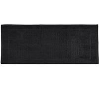 Caleffi Sirène Tapis de Bain, Coton, Noir, 70 x 130 cm