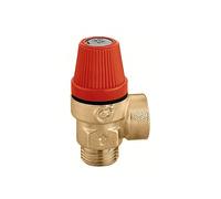 Caleffi Soupape De Sécurité 1/2" M/F 3 Bar Certifiée | 312430 Laiton 1/2" F