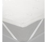 Caleffi - Surmatelas Memoire Forme 4 cm avec Housse Lavable et Bandes Elastiques - Surmatelas confortable pour matelas 90x200 cm 120x190 cm ou 170x200 cm - Made in Italy