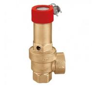 Caleffi Valve de sécurité Femelle Inail, chromé, Taglia Unica