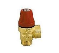 CALEFFI Valve de sécurité standard 312460 raccords M/F 6 bars