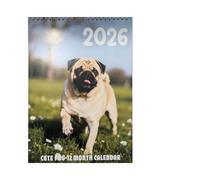 Calendar 2026 - Christmas Animal Monthly Planner, Thick Paper Wall and Desk Calendar, Schedule To-Do Notes Organizer, Home Decor, Porch, Classroom, Living Room, Dorm, Work, Birthday