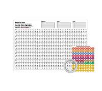 Calendar 2026 | Weekly Monthly Planner With Stickers Daily Schedule Poster For Appointment Agenda Academic Planning Home School Office Christmas New Year