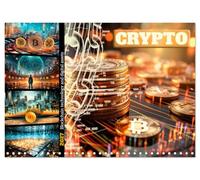 Calendar 2027 · CRYPTO Technologie de la chaîne de blocs et actifs | numériques · L'avenir a commencé · 11.7" x 16.5" Open Size · CALVENDO Wall Calendar