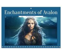 Calendar 2027 · Les enchantements d'Avalon. L'île mystérieuse | Legendary Priestesse · Un voyage dans le royaume mystique d'Avalon · 16.5" x 23.4" Open Size · CALVENDO Wall Calendar