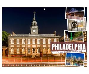 Calendar 2027 · PHILADELPHIE Ville d'histoire et de cœur | Explorer les lieux emblématiques et les joyaux cachés · 11.7" x 16.5" Open Size · CALVENDO Wall Calendar