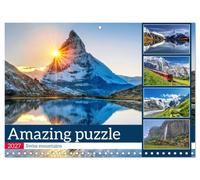 Calendar 2027 · Puzzle étonnant - Les montagnes suisses