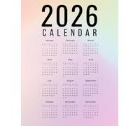 calendar journal notebook 2026 cute butterfly: 8.5x11 100 pages notebook paper lined