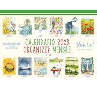 Calendario 2026. Organizer mensile. Pensieri belli