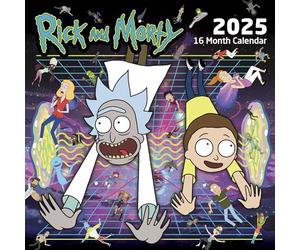 Calendario 30x30 cm Rick and Morty 2025 pyramid