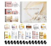 Calendario d-ell'Avvento Skincare 2025, Set Di Prodotti Idratanti Per La Cura Della Pelle, Confezione Regalo Di Trucco Natalizia - Per Donne Adulte E Ragazze Adolescenti