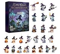 Calendario de Adviento de Halloween 2026 - Set de 24 Colgantes de F