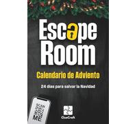 Calendario de Adviento Escape Room: Un misterio de Adviento por resolver - 24 días para salvar la Navidad - El calendario de Adviento de enigmas y acertijos para adultos
