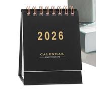 Calendario De Escritorio 2025-2026 Pequeño - Organizador Mensual De Mesa | Agenda De Planificación Diaria Para Estudiantes, Oficina Hogar Estudio Adultos, Profesores, Oficina, Escuela Y Hogar