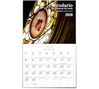 Calendario del Corazón de Jesús 2026 - Pared con faldillas