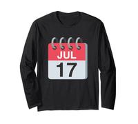 Calendrier 17 Juillet Costume Manche Longue