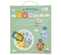 Calendrier ludique Au fil du temps vert, jaune, bleu TU