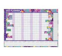 Calendrier 2020 A0 grande taille (84 x 118 cm) - Calendrier roulé - Calendrier mural de janvier à décembre - Bureau scolaire - Planificateur familial