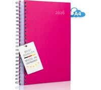 Calendrier 2021 Épais « Sei Die Heldin De Votre Vie » (Couleur Framboise) ¿ Idéal Pour Le Bureau ¿ Reliure À Spirales ¿ Une Page Complète Au Format A4 Par Jour ¿ Agenda Journalier Agenda Journalier