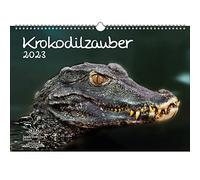 Calendrier 2023 Magie de crocodile - Format A3 - Pour crocodiles et alligateurs - Seelenzauber