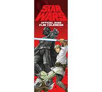 Calendrier 2023 Star Wars (enfants) - Calendrier mural fin 15 cm x 42 cm - Produit officiel