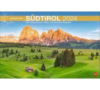 Calendrier 2024 du Tyrol du Sud Globetrotter Alto Adige dans de superbes photos. Calendrier XL avec photos d'ambiance du Tyrol du Sud. Grand calendrier mural 2024: ... Montagne (Heye Globetrotter