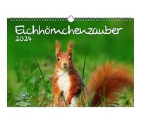 Calendrier 2024 Écureuil magique Format A3 pour écureuil - Sorts d'âme