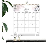 Calendrier 2025-2026 | Calendrier Mur Accrochable 18 Mois,Juillet 2025 - Décembre 2026, Grands Blocs Réglés, Reliure, pour Maison, Bureau, École, Salle de Sport, Planification Familiale et
