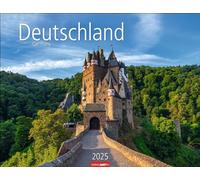 Calendrier 2025 Allemagne : villes et paysages allemands dans un grand calendrier photo. Calendrier poster au format paysage 44 x 34 cm avec ... Calendrier mural (calendrier de voyage jardin vignoble)