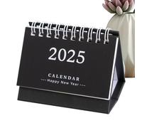 Calendrier 2025 pour bureau - Petit calendrier d'organisation et de planification - Décoration de bureau - Planificateur familial 2025 pour la maison, l'école et le bureau