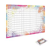 Calendrier 2026 12 mois | Calendrier mural 2026 grand format | Planificateur pour étudiants, cours à domicile, Noël, salle de nseignants, études, changement de l'année