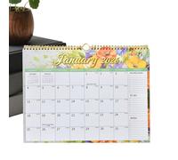 Calendrier 2026-2027, 36,8 x 30,0 cm, 18 mois, janvier 2026 à 2027, pour bureau, bureau, école, travail, maison, planification quotidienne pour la nouvelle année