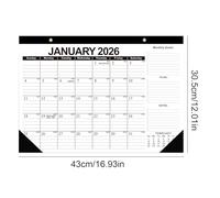 Calendrier 2026-2027 | Calendrier Mural 18 Mois,Fournitures de Bureau pour Bureau Maison Réfrigérateur Collègues Voyage Mariage Amis Famille et Anniversaire