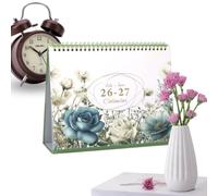 Calendrier 2026 25,5 x 20,5 x 7,7 cm Carnet De Bureau Pour Juillet À Juin