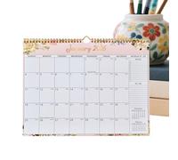Calendrier 2026,36,8 x 30,0 cm Planificateur | Calendrier 2026-2027 18 Mois,Pour Bureau Espace De Travail Usage Quotidien Salle De ole Travail Maison Nouvel An