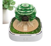 Calendrier 2026 3D avec notes adhésives Fortune Tree House Calendrier 2026