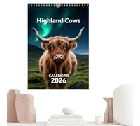 Calendrier 2026, Agenda 2026, avec animaux, calendrier organisateur pour 12 avec brides, pour programme quotidien, notes de classe, séjour, dortoir porche anniversaire femmes hommes