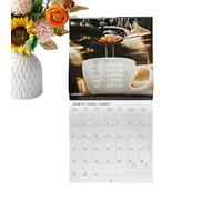 Calendrier 2026 | Agenda De Planification Au Thème Café | Livre Calendrier 2026 - pour les Enseignants les Bureaux les Élèves les Écoles la Maison la Famille le Travail les Salles de