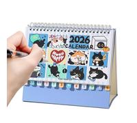 Calendrier 2026 - Agenda journalier à , avec de charmantes photos de chat, référence annuelle avec affichage des dates et des événements, fournitures de bureau à domicile, design d'image de 12