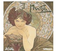 CALENDRIER 2026 ALPHONSE MUCHA ART (TN) + offert un agenda de poche 2026